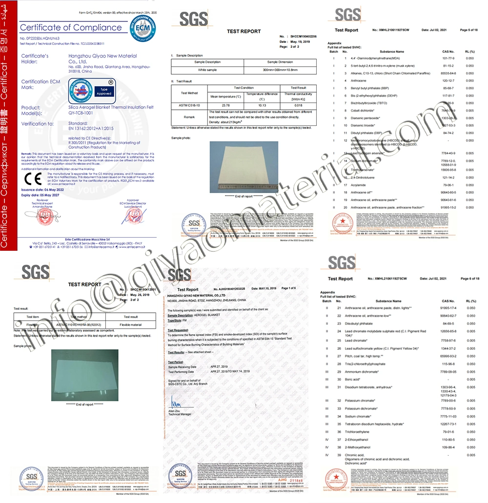 Low Thermal Conductivity Aerogel Insulation Materials for Construction